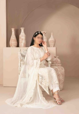 Alani Fancy Embroidered Chiffon Collection By Tawakkal D-02