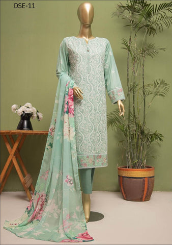 DASTAN SLUB LAWN EMBROIDERED COLLECTION VOL-03 BY HZ D-07