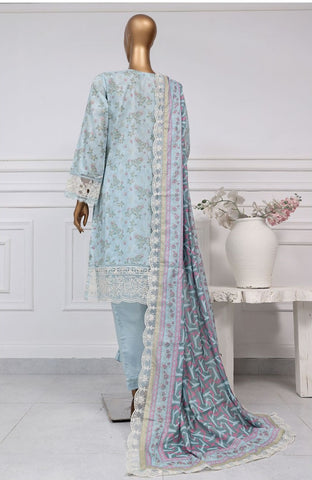 Signature Printed & Embroidered Pret Lawn Coll'25 D-05