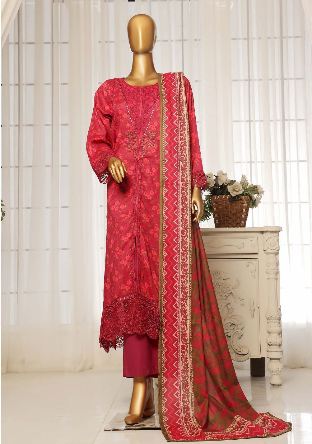 FESTIVE EMBROIDERED COLLECTION BY SADABAHAR D-05