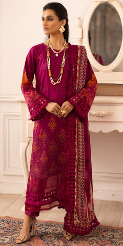 Aafreen Emb Chikankari Lawn Unstitched 3 pcs Riaz Arts 182