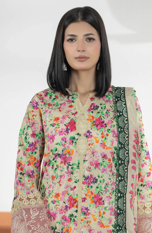 Hayat by Johra Printed & Embroidered Lawn Unstitched 3 Piece Suit D-4