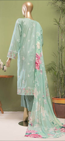 DASTAN SLUB LAWN EMBROIDERED COLLECTION VOL-03 BY HZ D-07