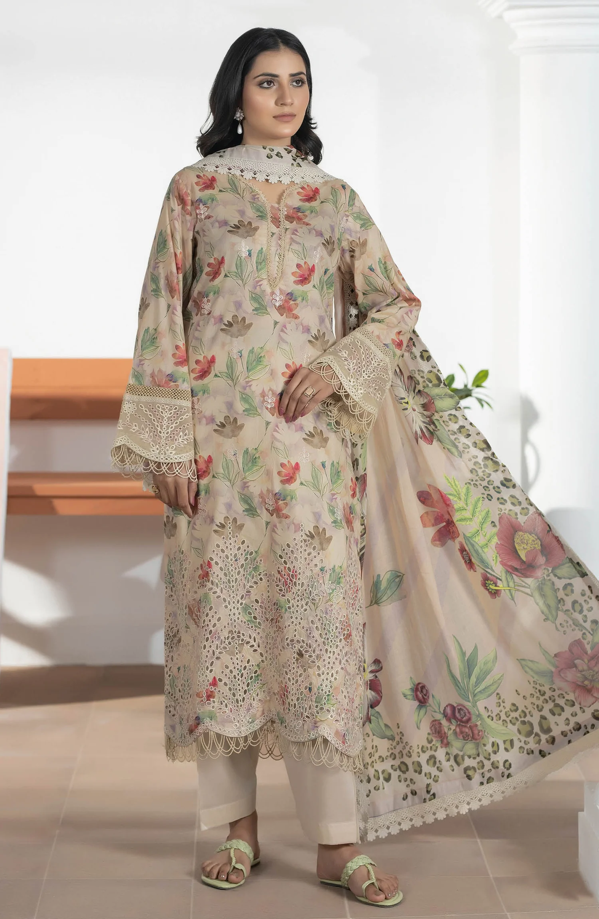 Jhanvi by Johra Embroidered Lawn Unstitched 3 Piece Suit Summer Collection D-5