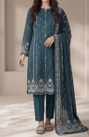 Misri Lawn by VS Textile | Printed Lawn 3 Piece Unstitched Suit D-6