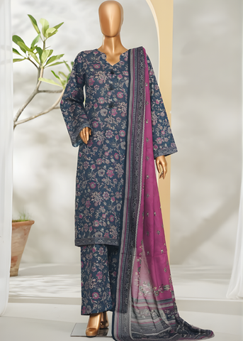 PRINTED LAWN 3PC Stitched COLLECTION By Bin Saeed D-7