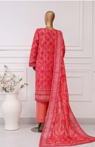 Plain Printed Lawn Vol-04 By Sadabahar D-13