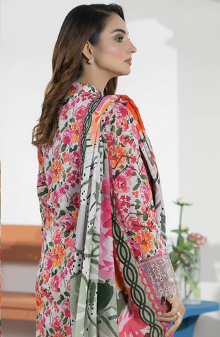 Hayat by Johra Printed & Embroidered Lawn Unstitched 3 Piece Suit D-5