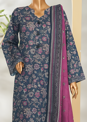 PRINTED LAWN 3PC Stitched COLLECTION By Bin Saeed D-7