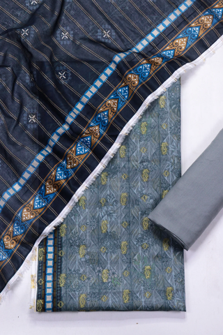 Amna Khadija Broshia Lawn Unstitched 3 Piece Suit Summer Collection D-6