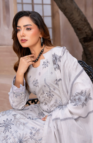 Sehar by Riaz Arts Embroidered Lawn Unstitched 3 Piece Suit Summer Collection D-5