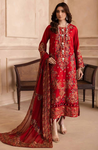 Embroidered Lawn Unstitched 3 Piece Suit Summer Collection Irtaza By Johra D-1