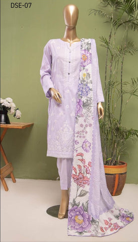 DASTAN SLUB LAWN EMBROIDERED COLLECTION VOL-03 BY HZ D-06