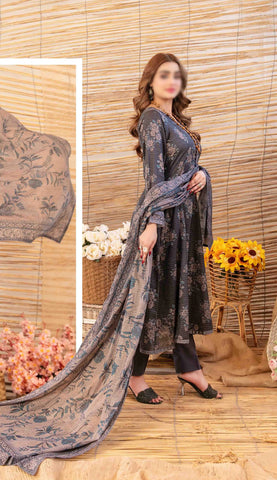 Mylah Lawn Slub Digital Print Un Stitched By Tawakkal Fab D-2021