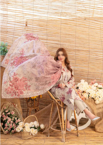 Mylah Lawn Slub Digital Print Un Stitched By Tawakkal Fab D-2029