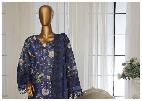 Laser Fusion Chikankari Collection By Sadabahar D-01
