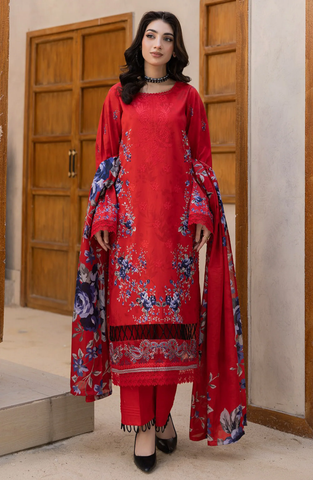 Coco by Panache | Embroidered Lawn 3 Piece Unstitched Suit D-7