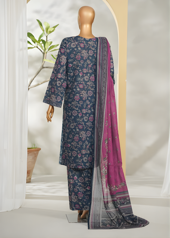 PRINTED LAWN 3PC Stitched COLLECTION By Bin Saeed D-7