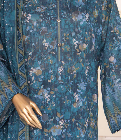 Elite V2 by HZ Textiles EmbLawn Unstitched 3 Piece Suit  D-213