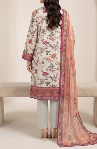 Misri Lawn by VS Textile | Printed Lawn 3 Piece Unstitched Suit D-7
