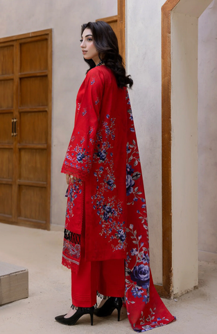 Coco by Panache | Embroidered Lawn 3 Piece Unstitched Suit D-7