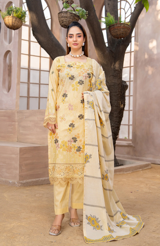 Sehar by Riaz Arts Embroidered Lawn Unstitched 3 Piece Suit Summer Collection D-6