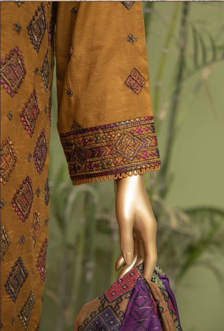 DASTAN SLUB LAWN EMBROIDERED COLLECTION VOL-03 BY HZ D-09