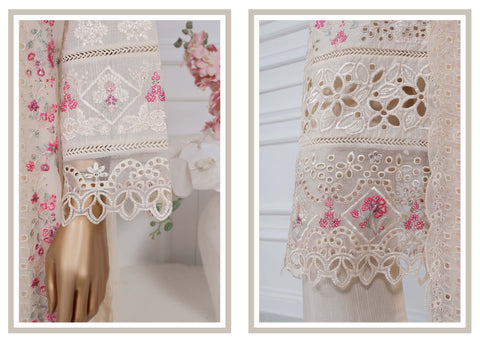 Luxury Embroidered Spring Vol2 Stitched 3 Pcs Sadabahar D-05