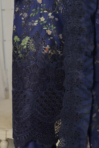 Laser Fusion Chikankari Collection By Sadabahar D-01