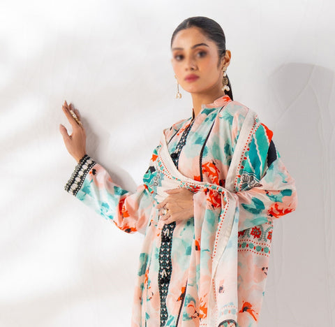 Salina Digital Printed Lawn Vol-16 By Regalia Tex Un Stitched 3Pcs D-07
