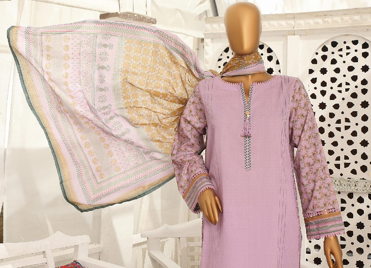 Hz Printed Lawn Pret Collection'23 Stitched D-2356