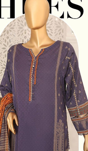 Hz Printed Lawn Pret Collection'23 Stitched D-2376