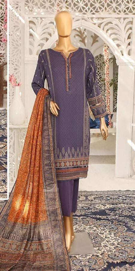 Hz Printed Lawn Pret Collection'23 Stitched D-2376
