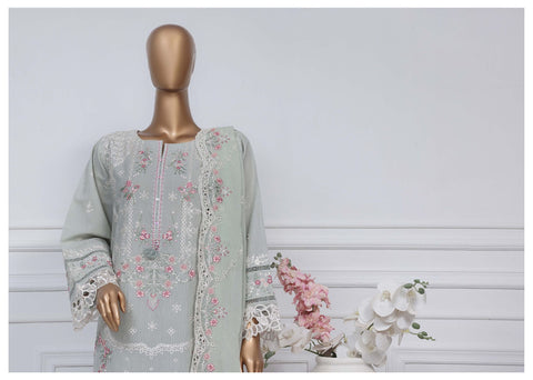 Luxury Embroidered Spring Vol2 Stitched 3 Pcs Sadabahar D-04