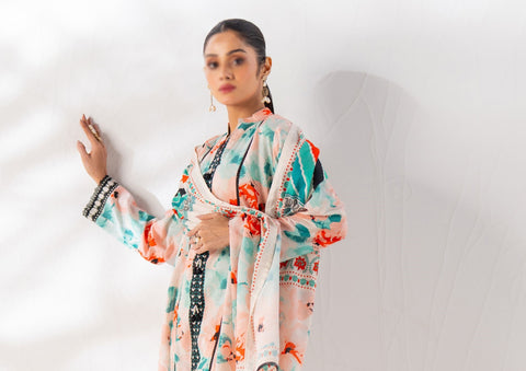 Salina Digital Printed Lawn Vol-16 By Regalia Tex Un Stitched 3Pcs D-07