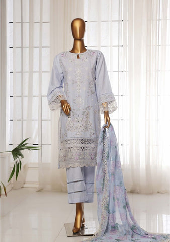 Luxury Embroidered Spring Vol-03 By Sadabahar D-07