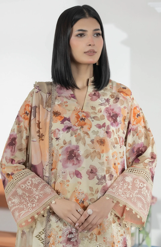 Hayat by Johra Printed & Embroidered Lawn Unstitched 3 Piece Suit D-6