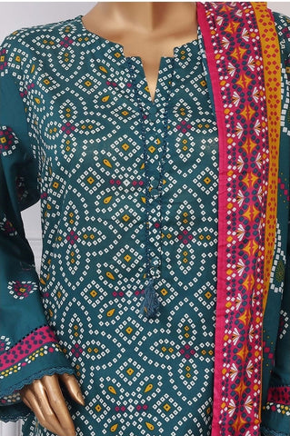 Plain Printed Lawn Vol-04 By Sadabahar D-11