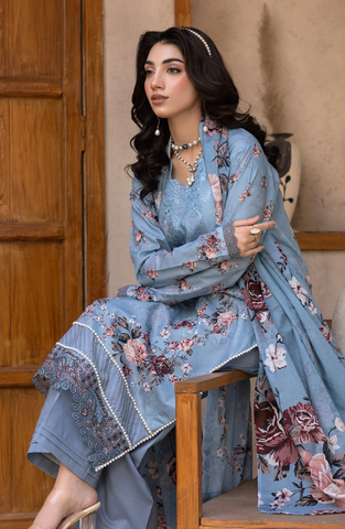 Coco by Panache | Embroidered Lawn 3 Piece Unstitched Suit D-9