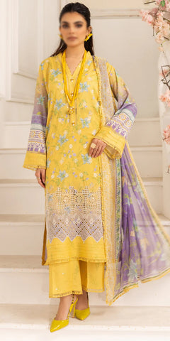 Aafreen Emb Chikankari Lawn Unstitched 3 pcs Riaz Arts 185