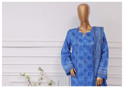 Plain Printed Lawn Vol-04 By Sadabahar D-10