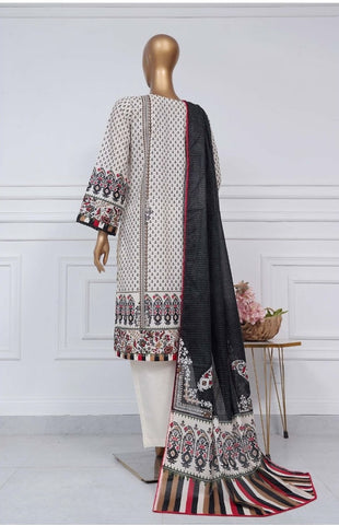 Printed Lawn Vol2 3 Piece Stitched Suit By Sadabahar2025 D-09