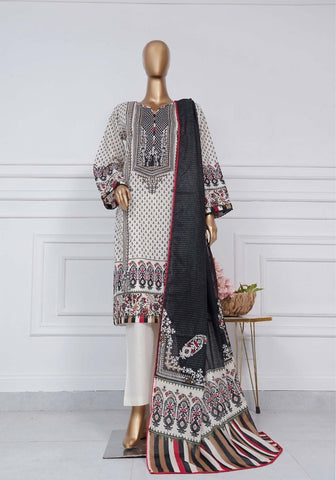 Printed Lawn Vol2 3 Piece Stitched Suit By Sadabahar2025 D-09
