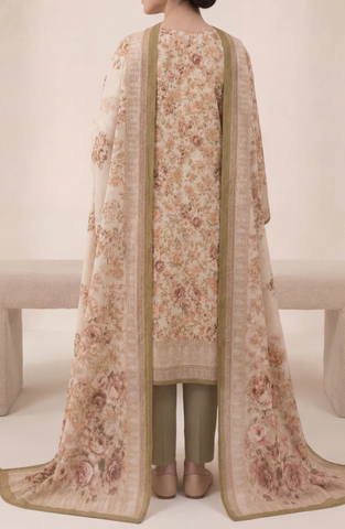 Misri Lawn by VS Textile | Printed Lawn 3 Piece Unstitched Suit D-9