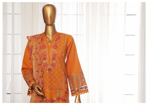 Luxury Embroidered Spring Vol-03 By Sadabahar D-08