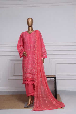Sadabahar TwoTone Chikankari Vol-1 Emb 3 Piece Pret Coll’25 D-01