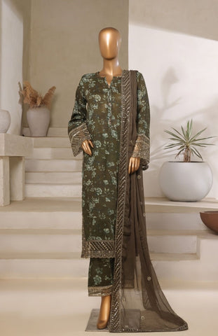 Malika Embroidered Lawn Volume 5 By Sadabahar D-01