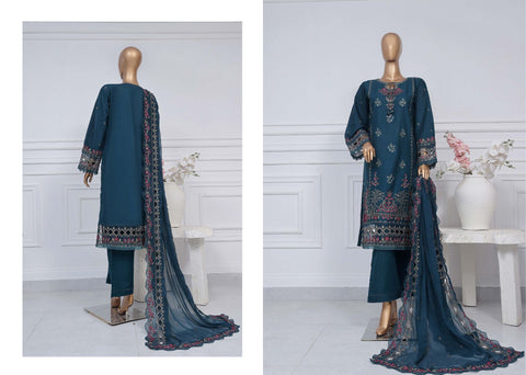 Luxury Embroidered Spring Vol2 Stitched 3 Pcs Sadabahar D-02