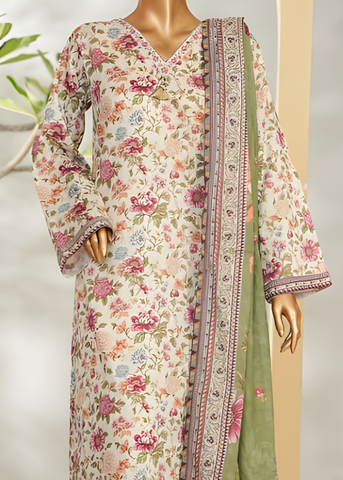 PRINTED LAWN 3PC Stitched COLLECTION By Bin Saeed D-10