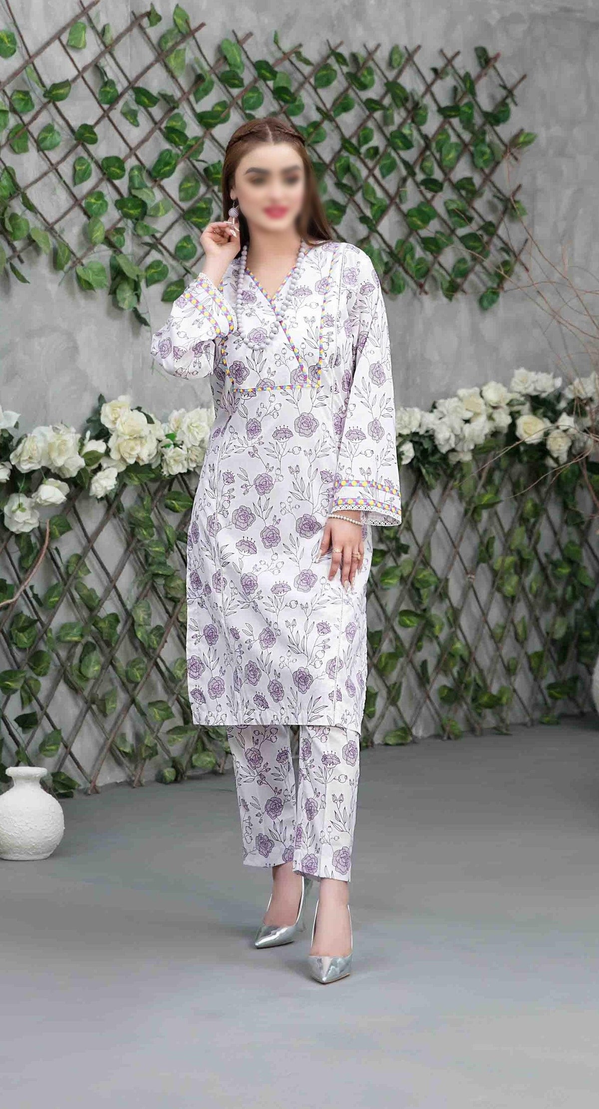 Cimrin Un-Stitched 2Pcs Digital Printed Lawn Coll"24 D-3100